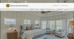 Desktop Screenshot of dreamfindershomes.com